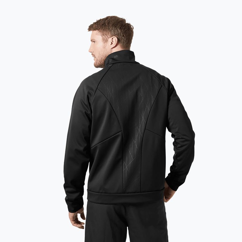 Мъжки суитшърт за ветроходство Helly Hansen Hp Windproof Fleece 2.0 ebony 2