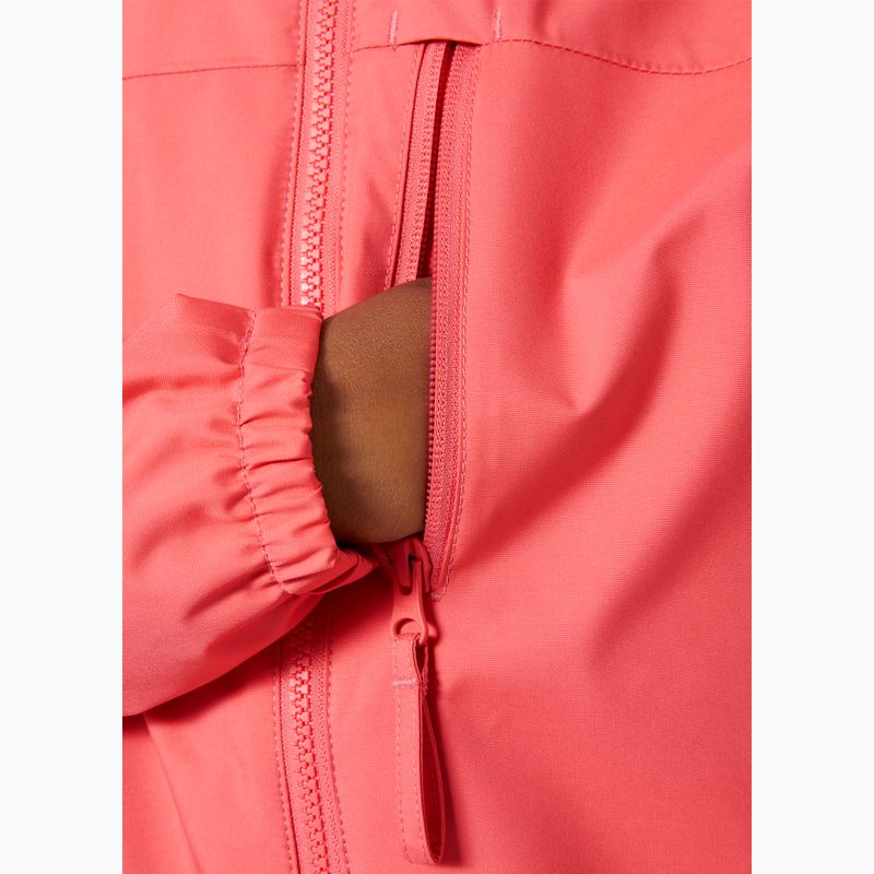 Детско ветроходно яке Helly Hansen Crew Hooded JR sunset pink 5