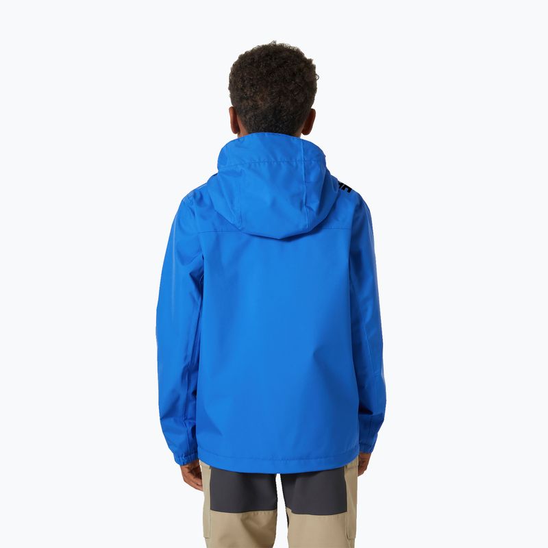 Детско ветроходно яке Helly Hansen Crew Hooded JR cobalt 2.0 2