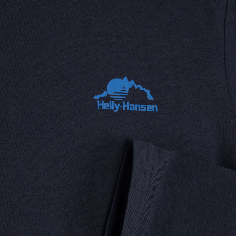 Мъжка блуза с дълъг ръкав за трекинг Helly Hansen Nord Graphic navy 4