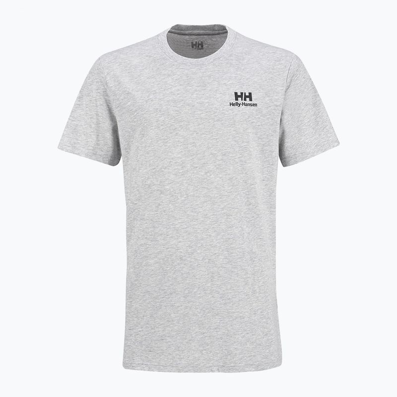 Мъжка тениска Helly Hansen Nord Graphic сив меланж