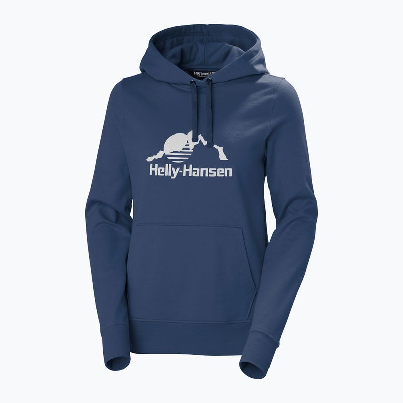 Helly Hansen Nord Graphic Pullover Hoodie ocean за жени 5