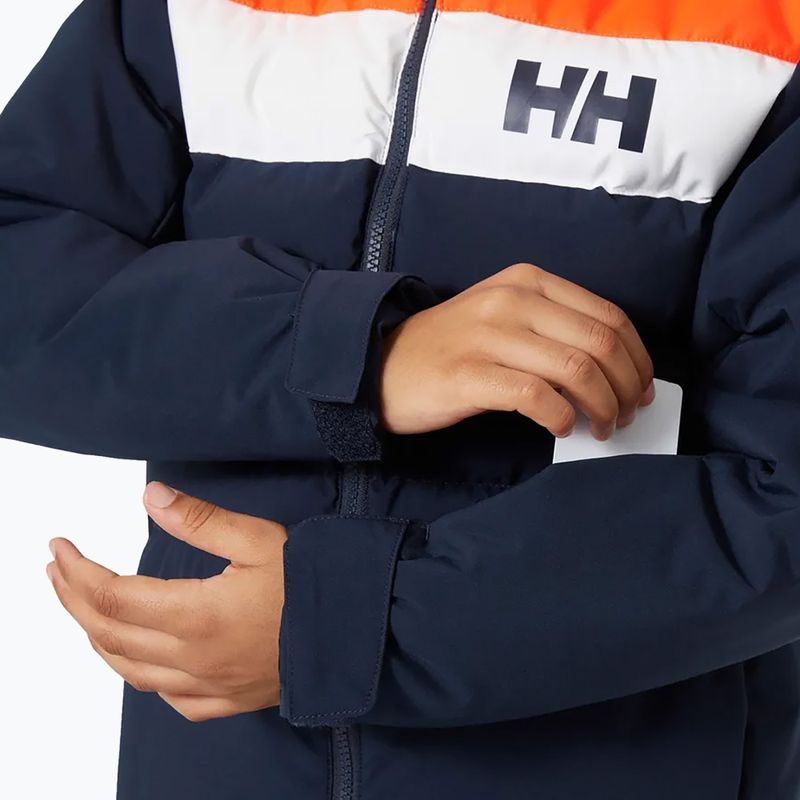 Детско скиорско яке Helly Hansen Cyclone navy 5