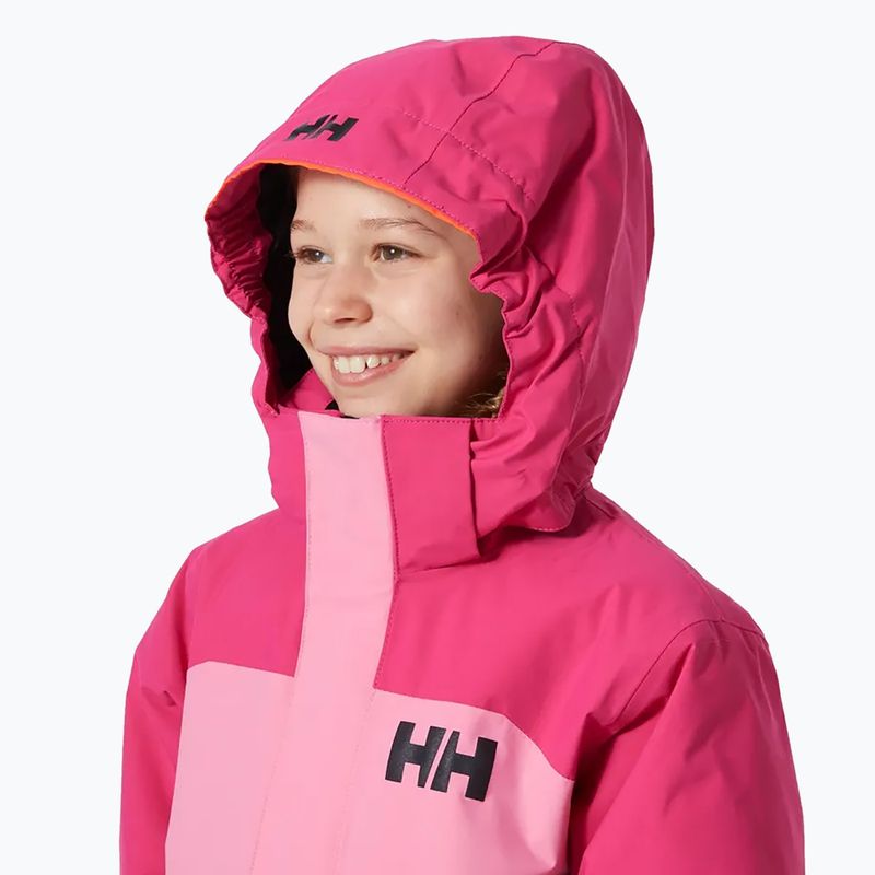 Детско скиорско яке Helly Hansen Level sugar pink 3