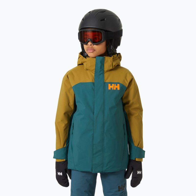 Детско скиорско яке Helly Hansen Level dark creek