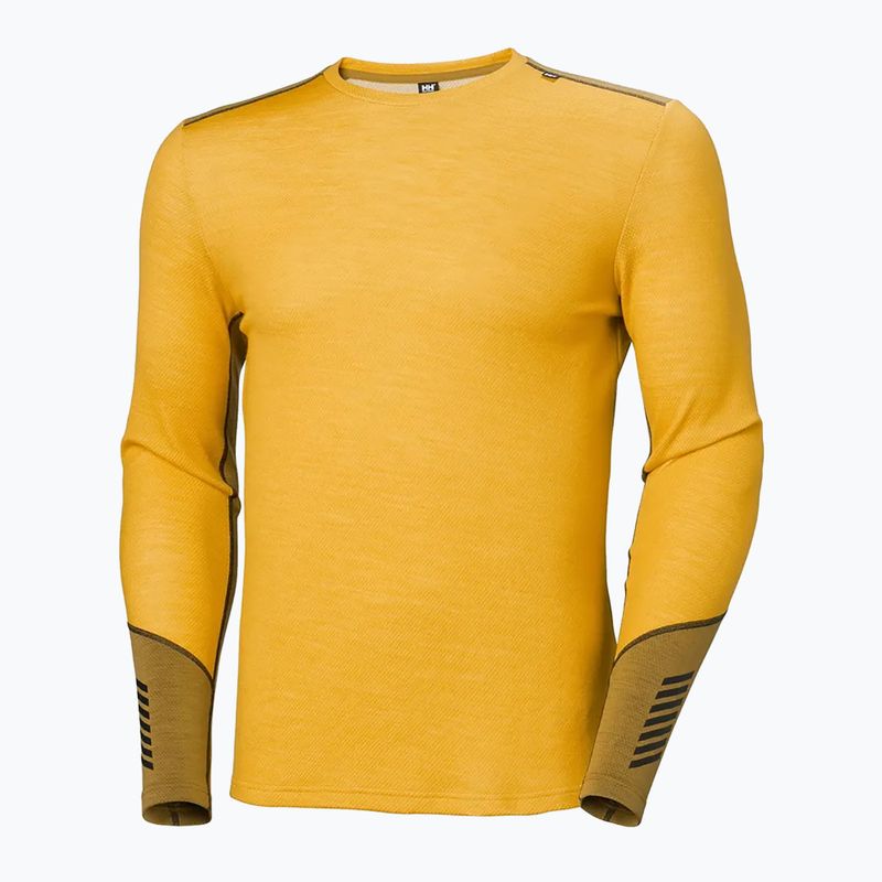 Мъжка термо блуза с дълъг ръкав Helly Hansen Lifa Merino Midweight Crew golden glow 5