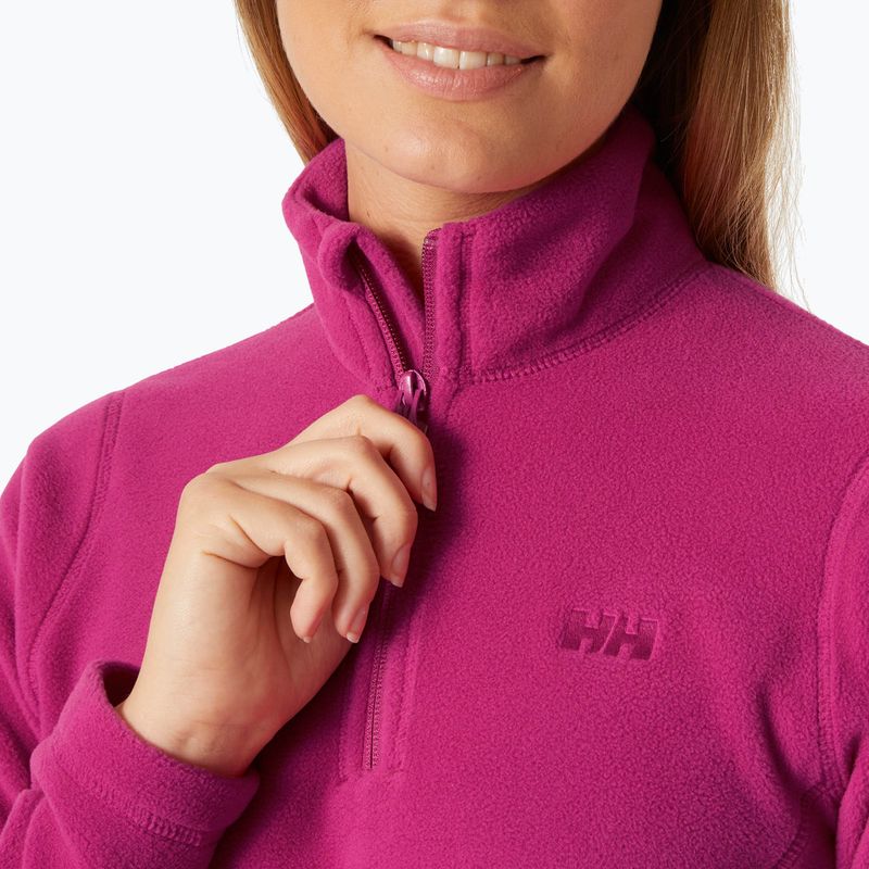 Дамски трекинг суитшърт Helly Hansen Daybreaker 1/2 Zip magenta 2.0 3