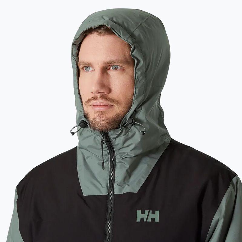 Мъжко яке за дъжд Helly Hansen Ervik Ins Rain grey cactus 3