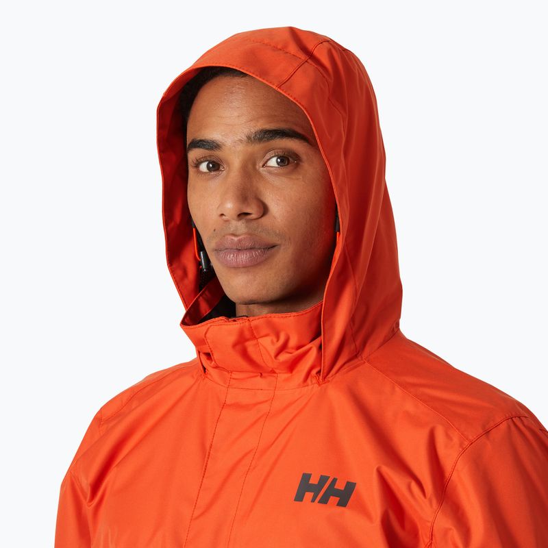 Мъжко яке за дъжд Helly Hansen Dubliner patrol orange 3