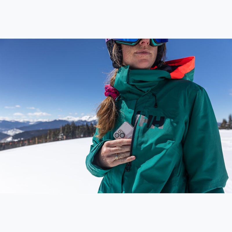 Helly Hansen Powshot emerald дамско ски яке 11