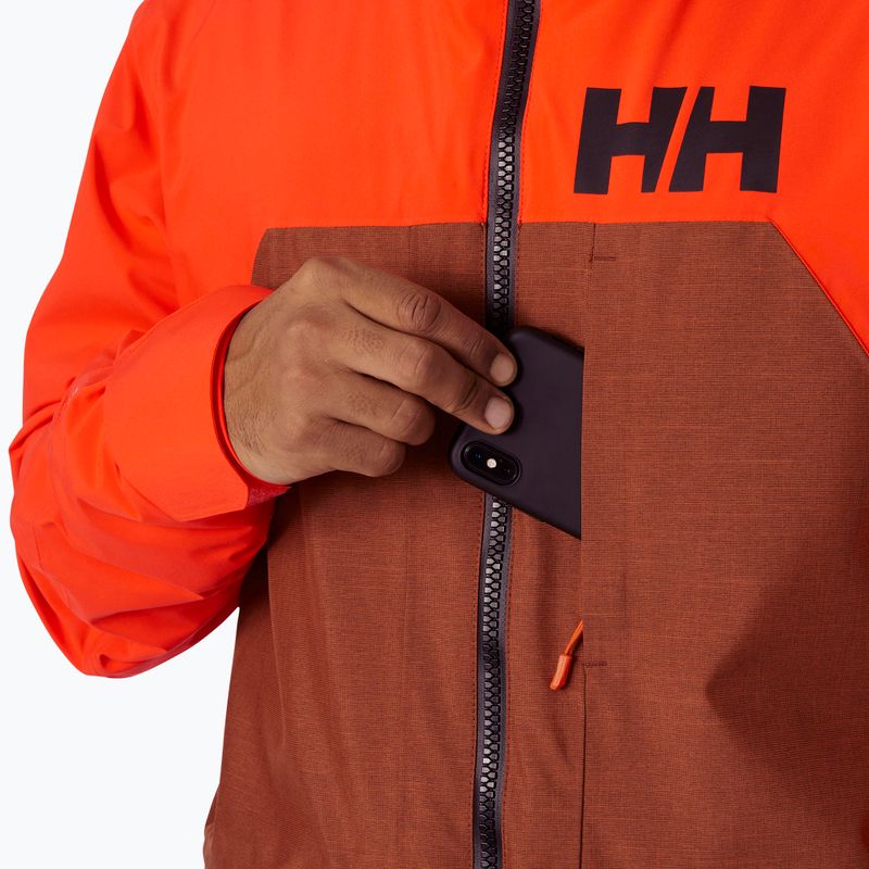 Мъжко скиорско яке Helly Hansen Straightline Lifaloft 2.0 iron oxide 4