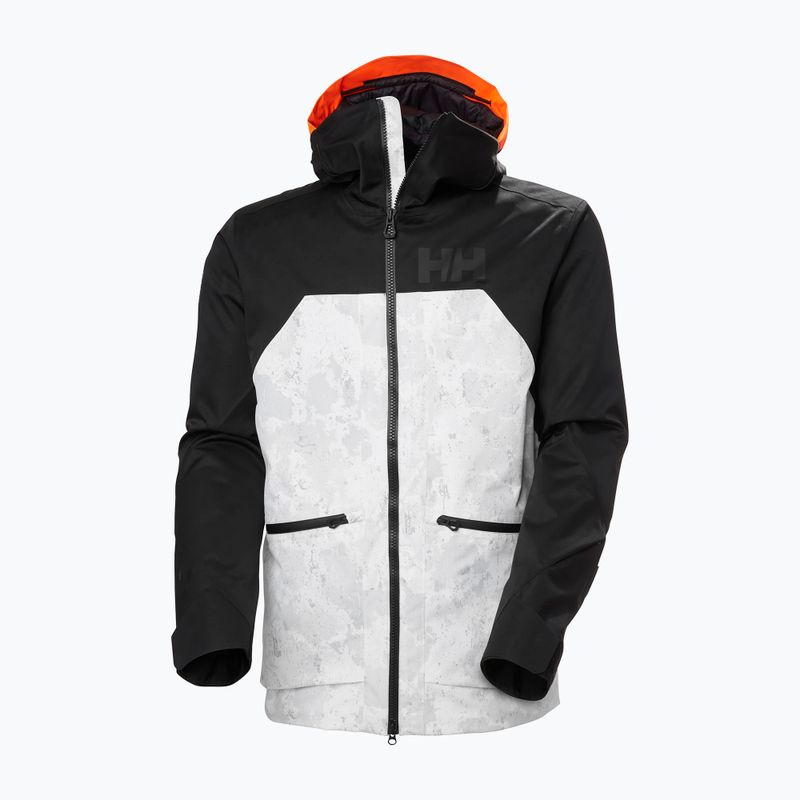 Мъжко скиорско яке Helly Hansen Straightline Lifaloft 2.0 grey fog snow camo aop 9