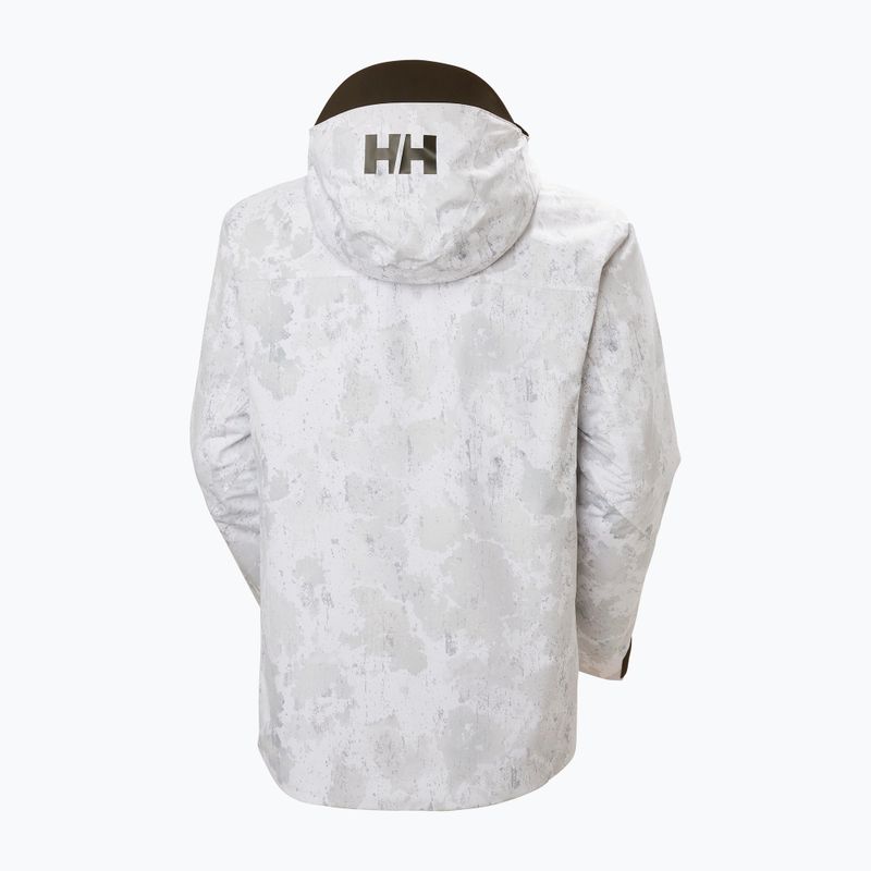 Мъжко скиорско яке Helly Hansen Ullr D Insulated Anorak grey fog snow camo aop 10