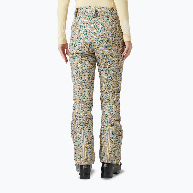 Дамски скиорски панталони Helly Hansen St. Moritz Insulated 2.0 sand floral aop 2