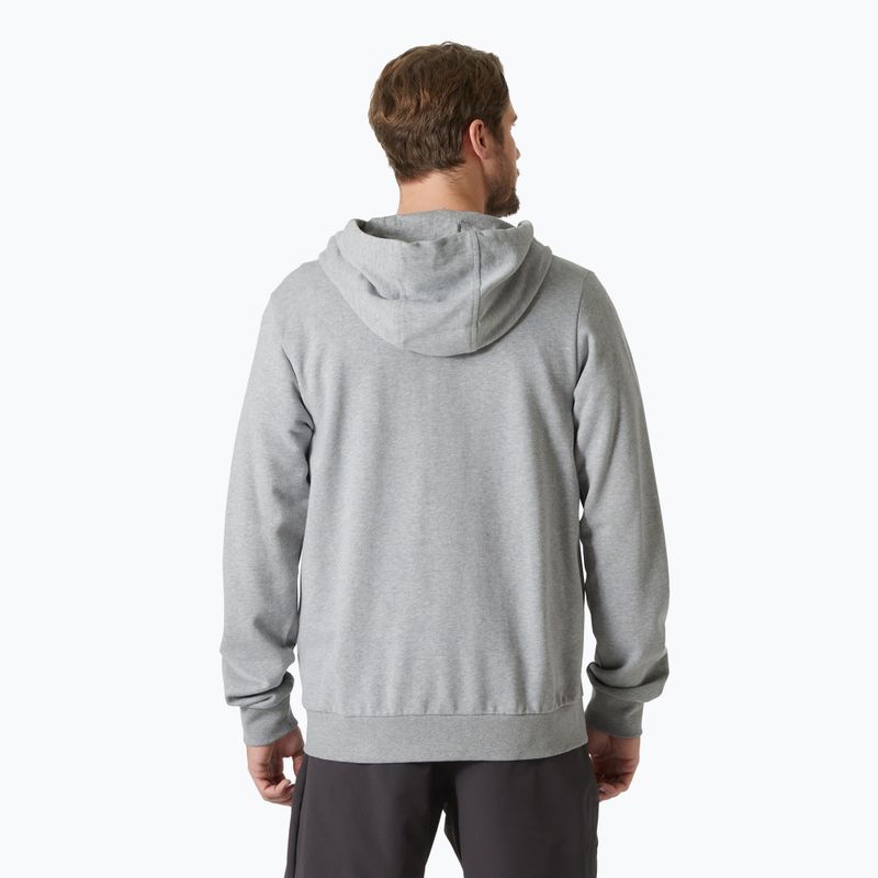 Helly Hansen HH Logo Full Zip Hoodie 2.0 сив/ меланж 2