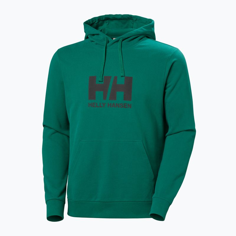 Helly Hansen HH Logo Hoodie 2.0 emerald - мъжки 5