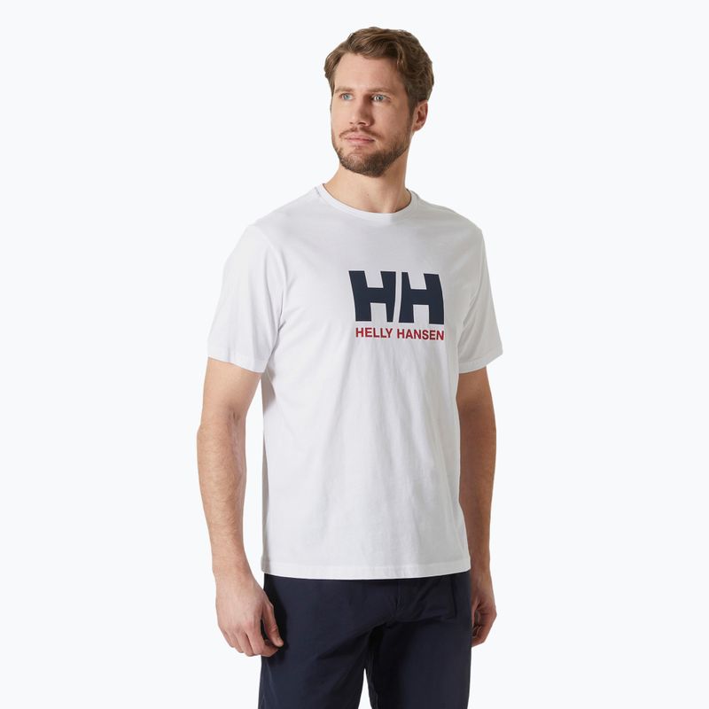 Мъжка тениска Helly Hansen Logo 2.0 white