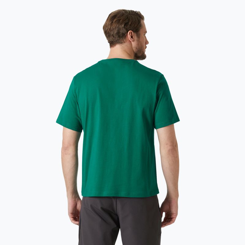 Мъжка тениска Helly Hansen Logo 2.0 emerald 2