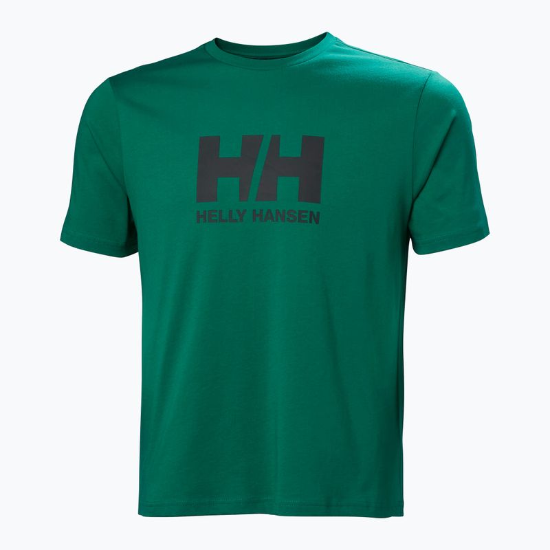 Мъжка тениска Helly Hansen Logo 2.0 emerald 4