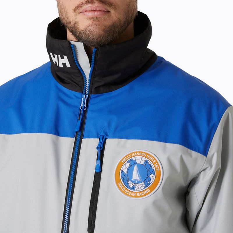 Мъжко ветроходно яке Helly Hansen Arctic Ocean Crew Midlayer grey fog 3