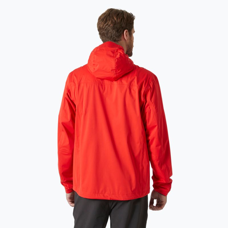 Мъжко яке за дъжд Helly Hansen Momentum 3L Stretch alert red 2