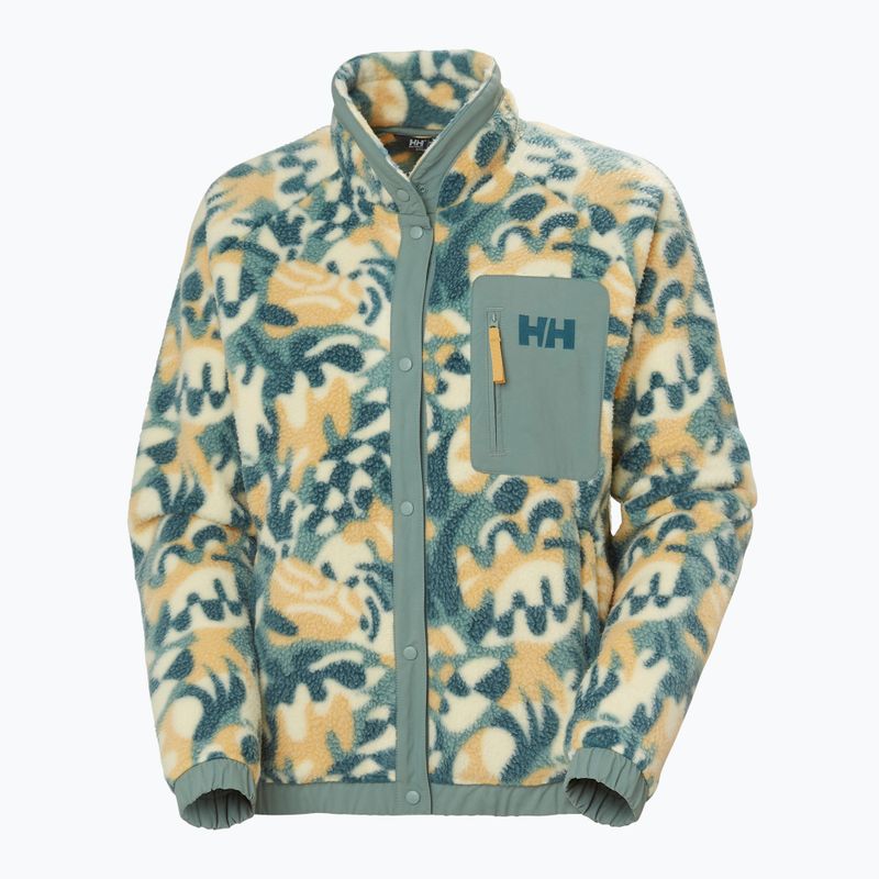 Дамски суитшъртHelly Hansen Imperial Printed Pile Snap sand bruce aop 5