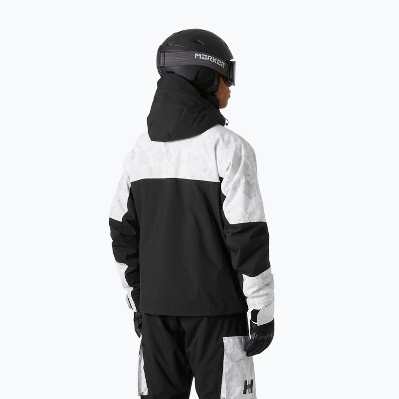 Мъжко ски яке Helly Hansen Ullr D Heritage Short grey fog snow camo aop 2