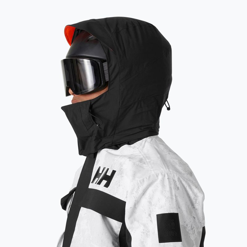 Мъжко ски яке Helly Hansen Ullr D Heritage Short grey fog snow camo aop 3