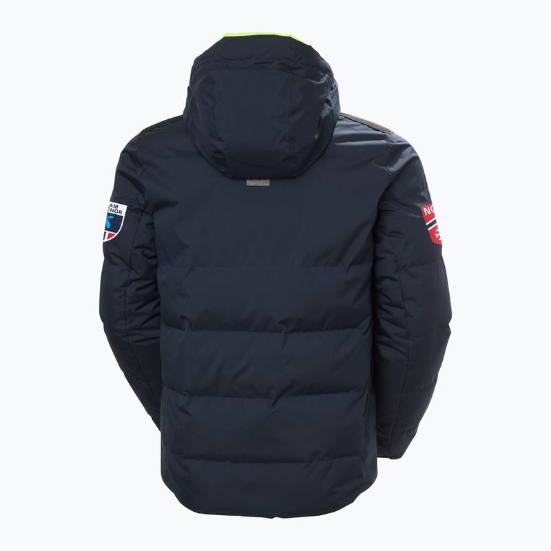 Мъжко скиорско яке Helly Hansen Kvitfjell Race Puffy navy nsf  replica 8