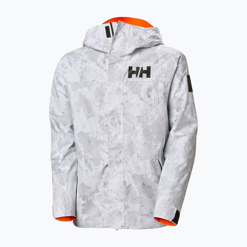 Мъжко ски яке Helly Hansen Ullr D Shell Graphic grey fog snow camo aop 10