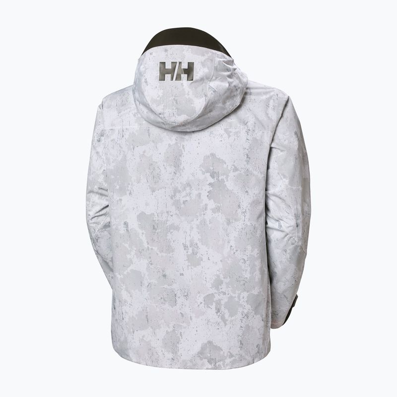 Мъжко ски яке Helly Hansen Ullr D Shell Graphic grey fog snow camo aop 11
