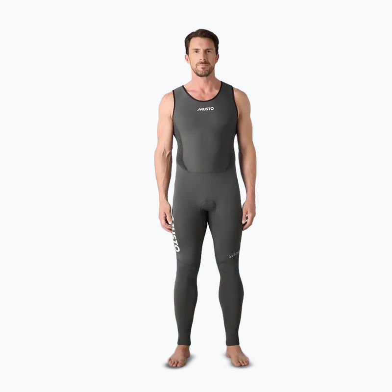 Мъжки неопреннов костюм за плуване Musto Flexlite Dynamic 2 mm Long John dark grey 5