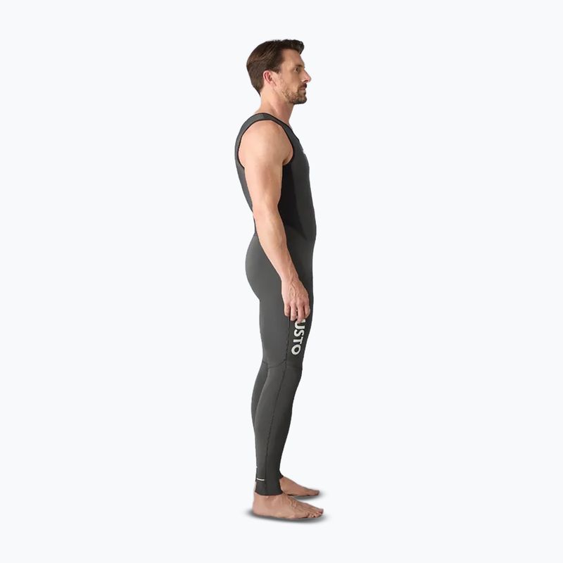 Мъжки неопреннов костюм за плуване Musto Flexlite Dynamic 2 mm Long John dark grey 6
