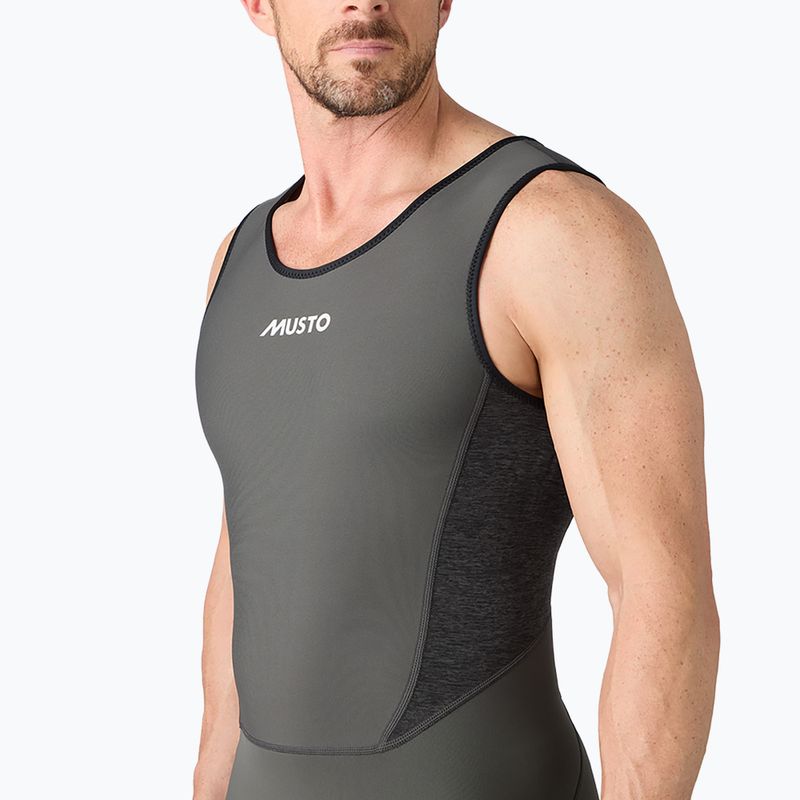Мъжки неопреннов костюм за плуване Musto Flexlite Dynamic 2 mm Long John dark grey 9