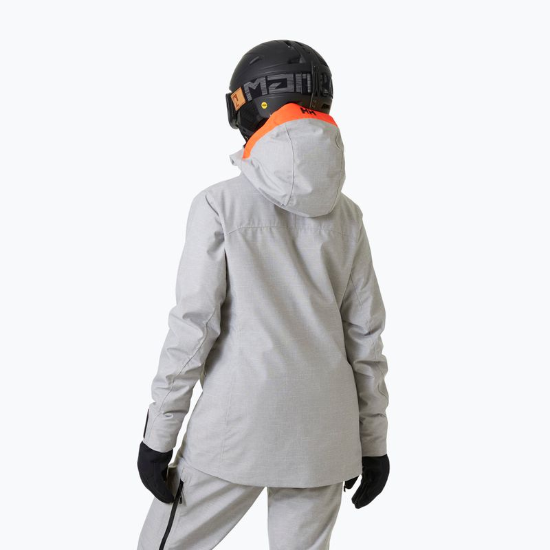 Дамско ски яке Helly Hansen Powderqueen 3.0 grey/melange 2