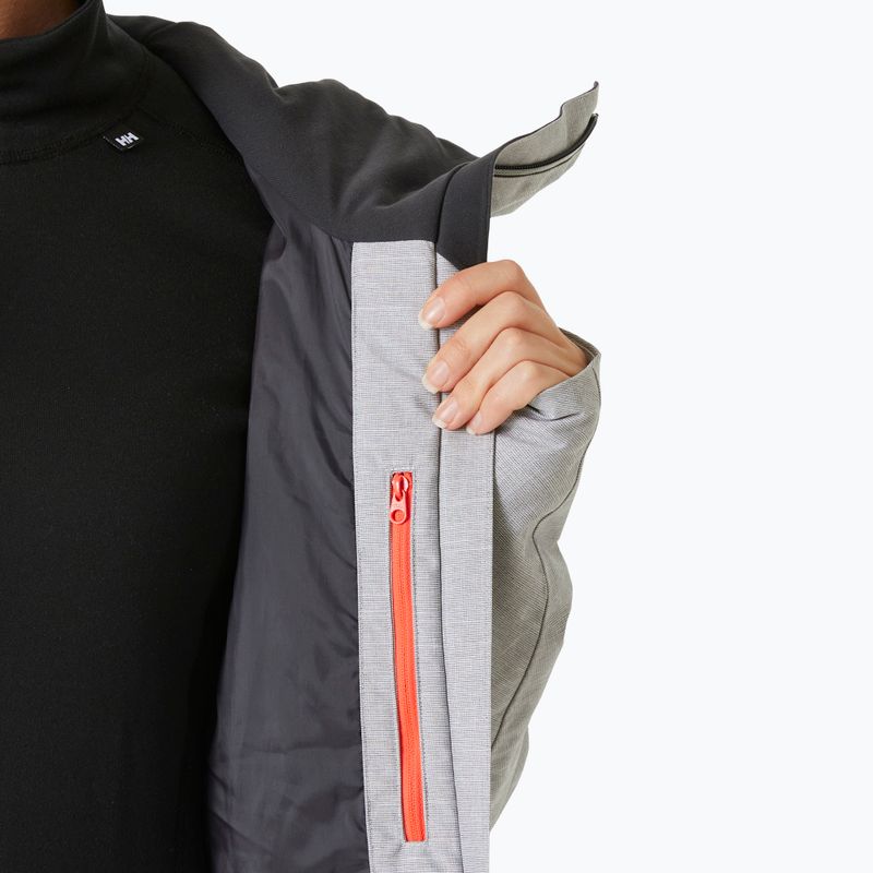 Дамско ски яке Helly Hansen Powderqueen 3.0 grey/melange 7