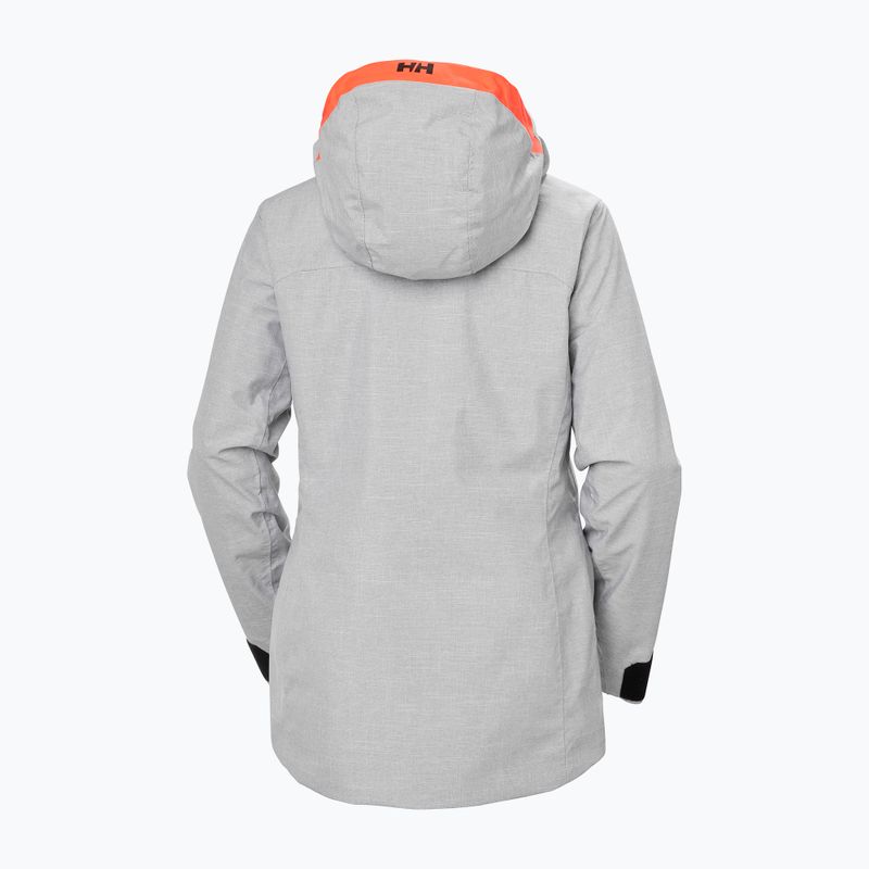 Дамско ски яке Helly Hansen Powderqueen 3.0 grey/melange 10