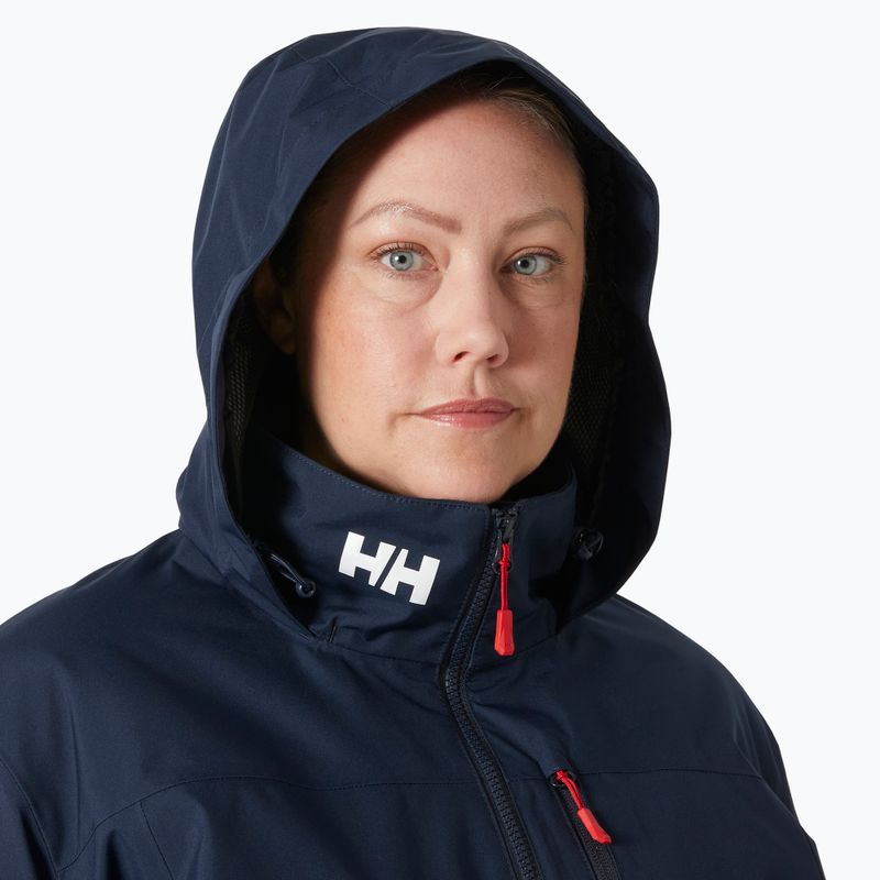 Ветроходно яке за жени Helly Hansen Crew Hooded Midlayer Plus 2.0 navy 3
