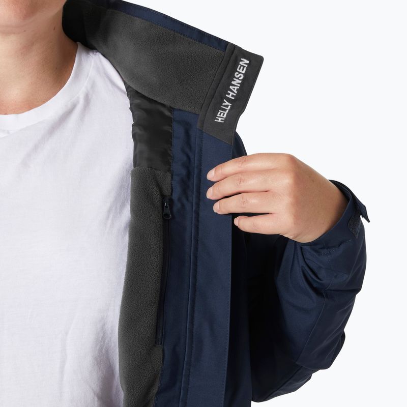 Ветроходно яке за жени Helly Hansen Crew Hooded Midlayer Plus 2.0 navy 8