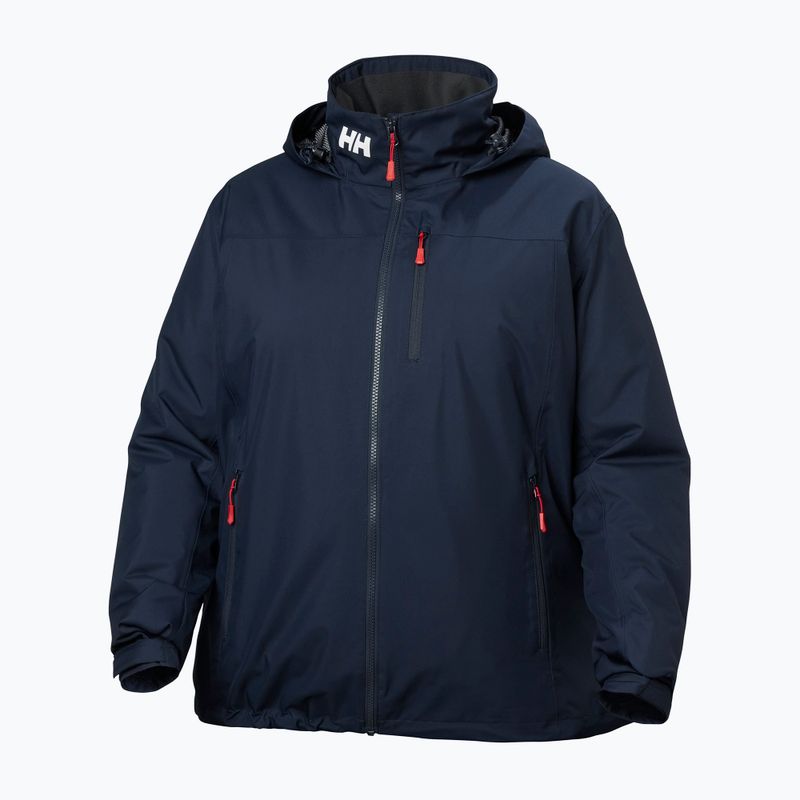 Ветроходно яке за жени Helly Hansen Crew Hooded Midlayer Plus 2.0 navy 9