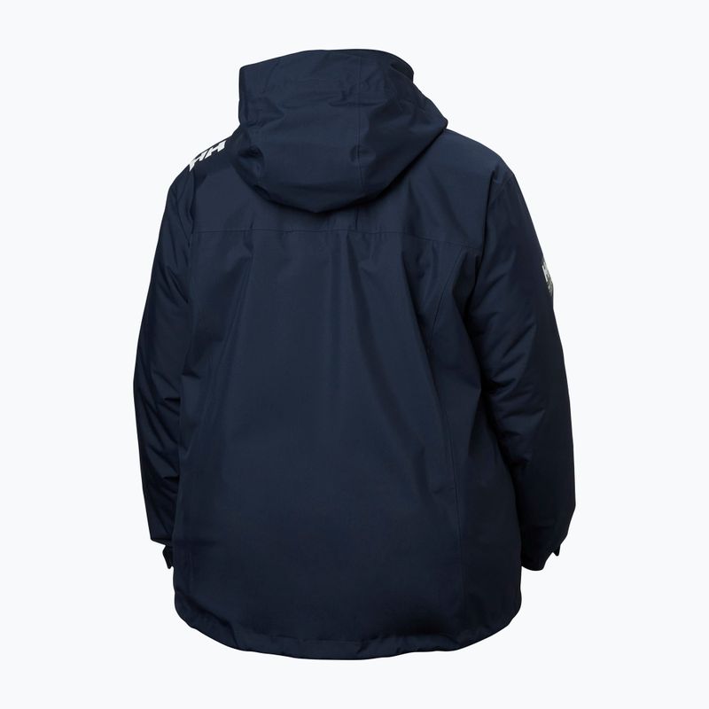 Ветроходно яке за жени Helly Hansen Crew Hooded Midlayer Plus 2.0 navy 10