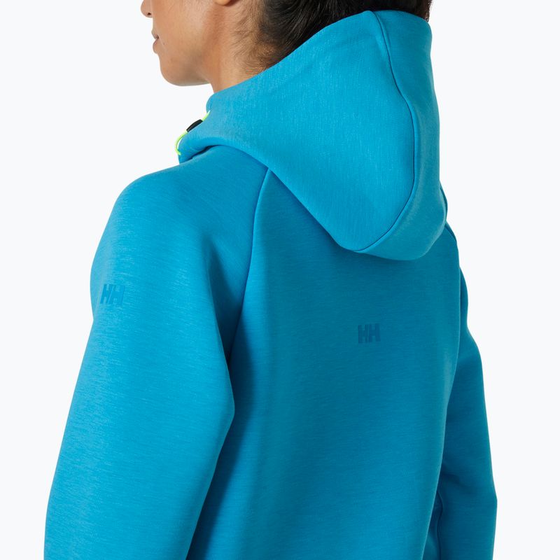 Дамски суитшърт Helly Hansen HP Ocean Full Zip Jacket 2.0 cyan 4