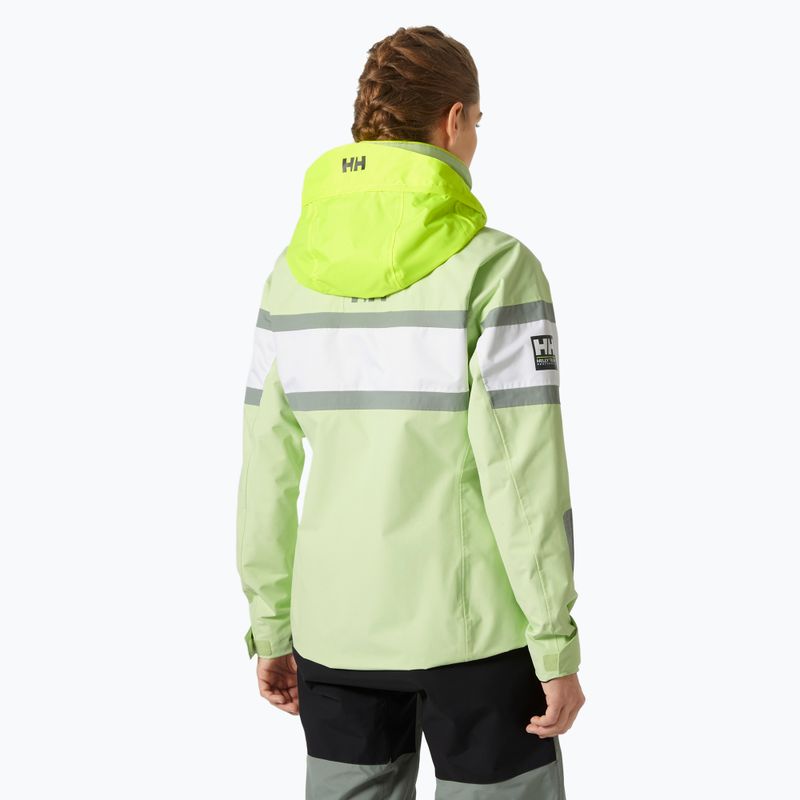 Дамско яке за ветроходство Helly Hansen Salt Original washed lime 2