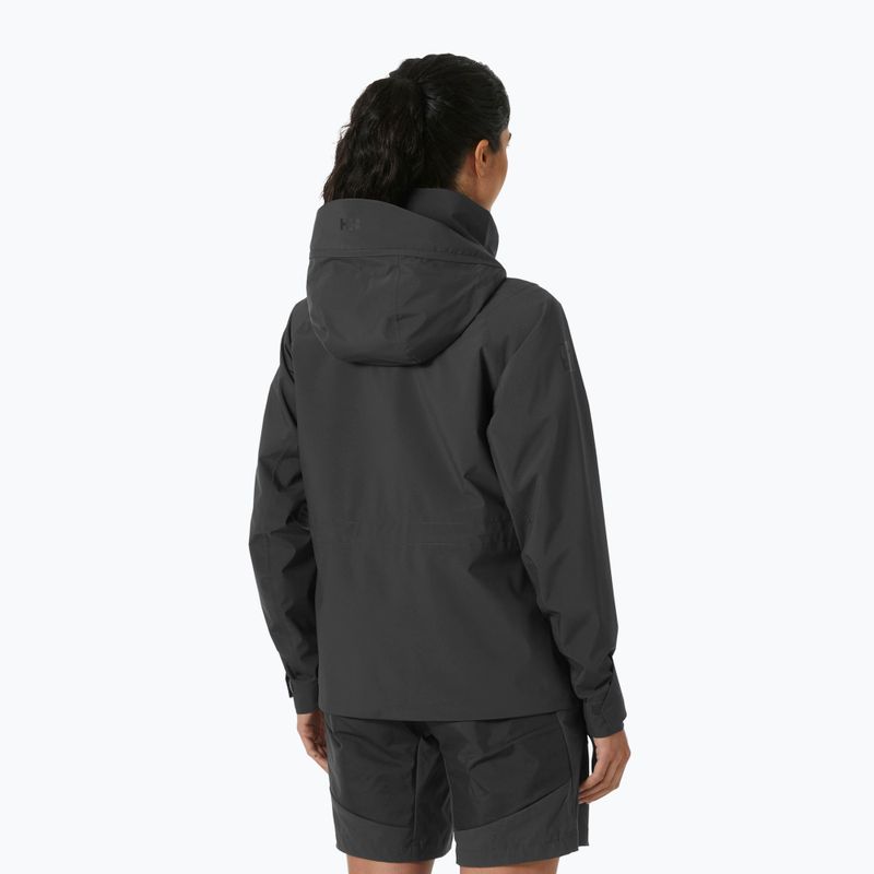 Дамско яке за ветроходство Helly Hansen Hp Racing Hooded ebony 2