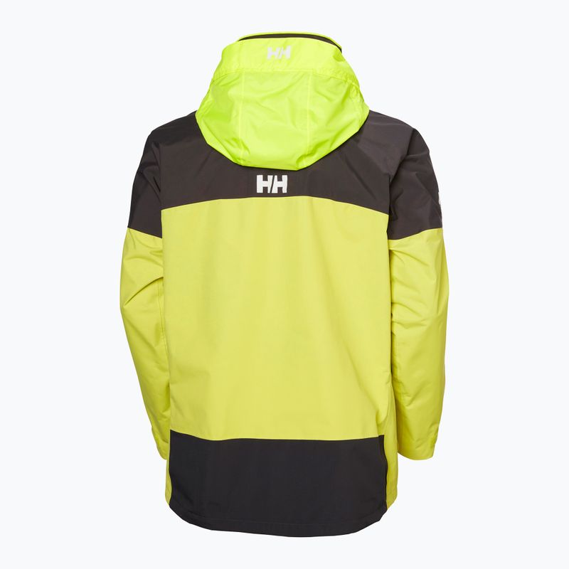 Мъжко яке за ветроходство Helly Hansen Pier 4.0 cyber lime 10