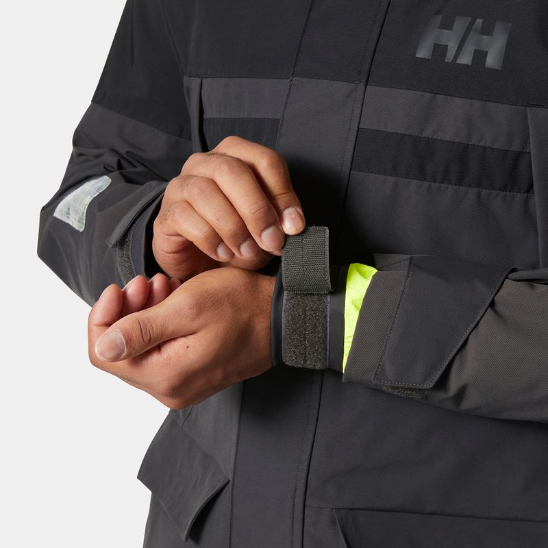 Мъжко дъждобранно яке Helly Hansen Pier 4.0, абанос 7