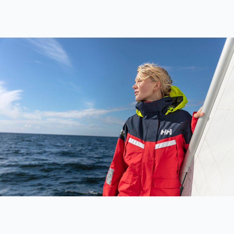 Дамско ветроходно яке Helly Hansen Pier 4.0 red 13