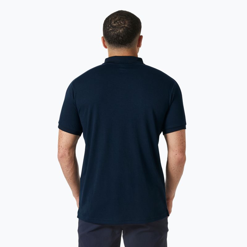Мъжка поло тениска Helly Hansen Hp 1/2 Zip Polo navy 2
