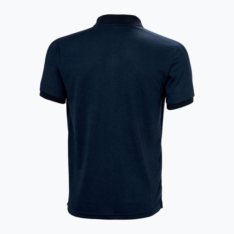 Мъжка поло тениска Helly Hansen Hp 1/2 Zip Polo navy 6