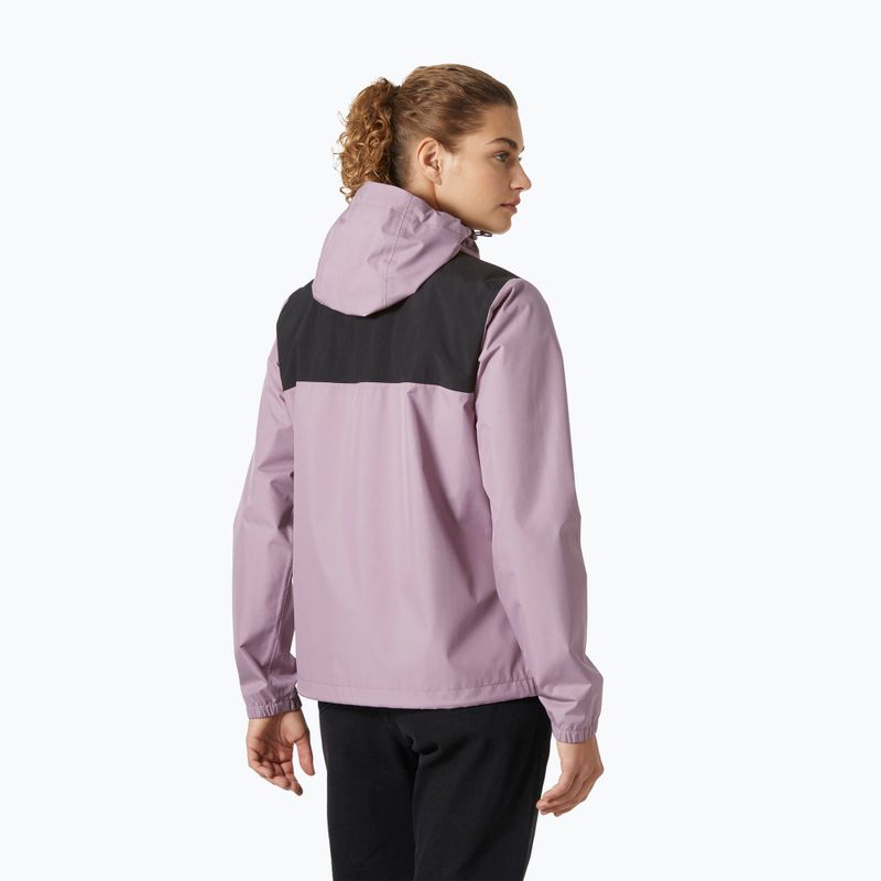 Дамско яке за дъжд Helly Hansen Vancouver purple clay 2